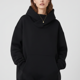 Produktbild – Gabriella – Damhoodie med hög krage och bred huva