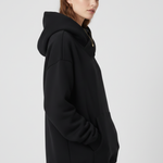 Produktbild – Gabriella – Damhoodie med hög krage och bred huva