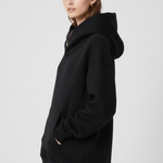 Produktbild – Gabriella – Damhoodie med hög krage och bred huva