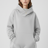 Produktbild – Gabriella – Damhoodie med hög krage och bred huva