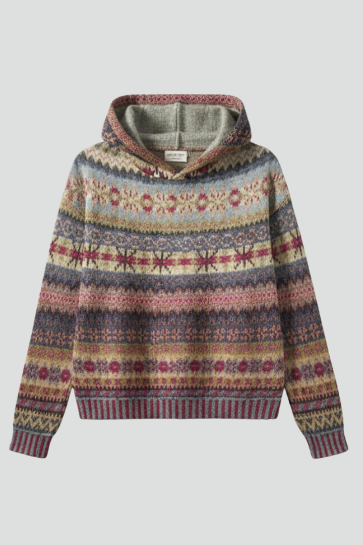 Produktbild – Dakota – Dam Hoodie med Huva och Ribbad Manschett