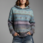 Produktbild – Dakota – Dam Hoodie med Huva och Ribbad Manschett