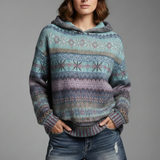 Produktbild – Dakota – Dam Hoodie med Huva och Ribbad Manschett