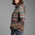 Produktbild – Dakota – Dam Hoodie med Huva och Ribbad Manschett