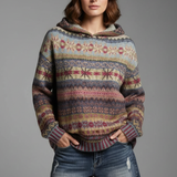 Produktbild – Dakota – Dam Hoodie med Huva och Ribbad Manschett