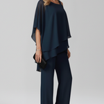 Produktbild – Dakota – Flödande Jumpsuit Med Vida Ben Och Bara Axlar För Dam