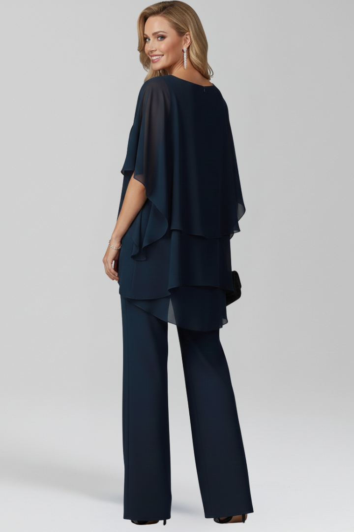 Produktbild – Dakota – Flödande Jumpsuit Med Vida Ben Och Bara Axlar För Dam