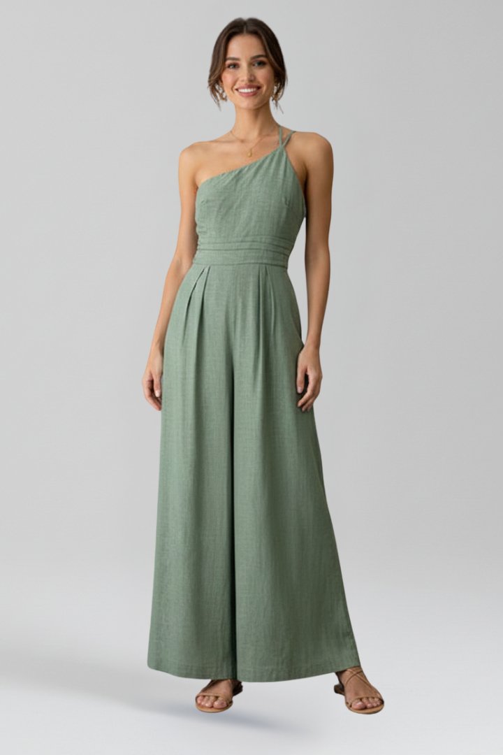Produktbild – Claire – Damens Enaxlad Byxdress med Vida Ben