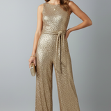 Produktbild – Brooklyn – Kvinnors Paljett Raka Ben Kvälls Jumpsuit