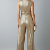 Produktbild – Brooklyn – Kvinnors Paljett Raka Ben Kvälls Jumpsuit