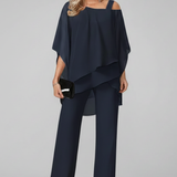 Produktbild – Chloe – Dam Off-Shoulder Flödande Vida Byxor Jumpsuit