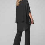 Produktbild – Chloe – Dam Off-Shoulder Flödande Vida Byxor Jumpsuit