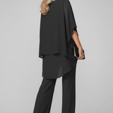 Produktbild – Chloe – Dam Off-Shoulder Flödande Vida Byxor Jumpsuit
