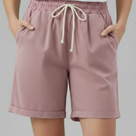 Produktbild – Faith – Damshorts med dragsko och fickor