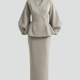 Produktbild – Taylor – Dam V-ringad Blazer och Kjol Set