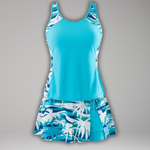 Produktbild – Ava – Dam Racerback Tankini Set med Kjol