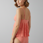 Produktbild – Morgan – Dam V-ringad Tiered Ruffle Tankini Set