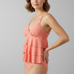 Produktbild – Morgan – Dam V-ringad Tiered Ruffle Tankini Set