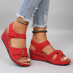 Produktbild – Brooklyn – Kvinno Wedge Sandaler Loop Remmar Tå