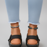 Produktbild – Brooklyn – Kvinno Wedge Sandaler Loop Remmar Tå