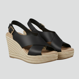 Produktbild – Michelle – Slingback-sandaler Med Kilklack Och Korsade Remmar För Dam