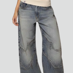 Produktbild – Madison – Damens Avslappnade Baggy Vida Jeansbyxor