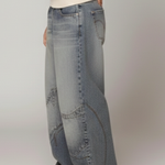 Produktbild – Madison – Damens Avslappnade Baggy Vida Jeansbyxor