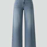 Produktbild – Evelyn – Damens Högmidjade Vida Jeans