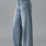 Produktbild – Evelyn – Damens Högmidjade Vida Jeans