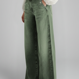 Produktbild – Faith – Damens avslappnade vida högmidjade denimjeans