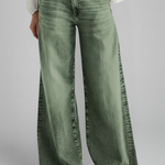 Produktbild – Faith – Damens avslappnade vida högmidjade denimjeans
