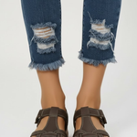 Produktbild – Hannah – Retro Sandaler Med Remmar Och Spänne För Dam