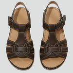 Produktbild – Hannah – Retro Sandaler Med Remmar Och Spänne För Dam
