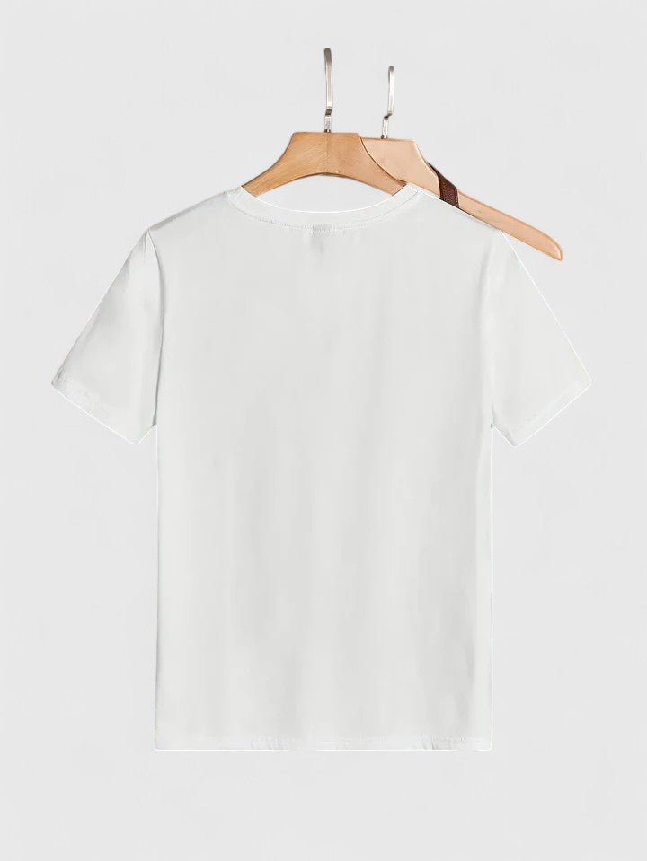 Produktbild – Ivanelle – Bekväm T-shirt med Kort Ärmar