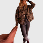 Produktbild – Elodie – Stilig Leopardmönstrad Jacka