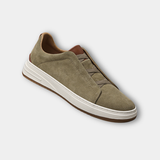 Slip-on-skor i mocka