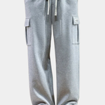 Fodrade cargobyxor i fleece