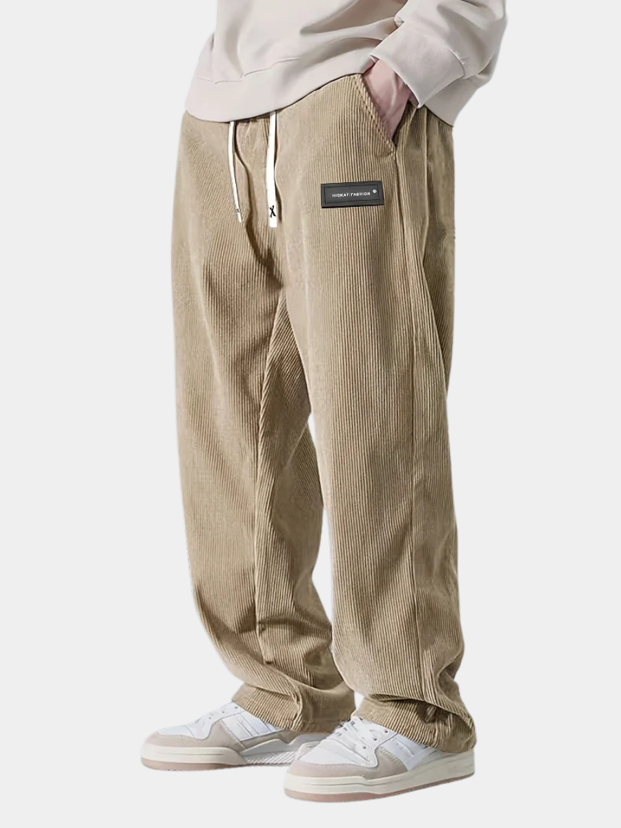 Mjuka manchesterbyxor med stretch