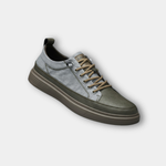 Sneakers i läder för herr