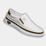 Urbana loafers i läder