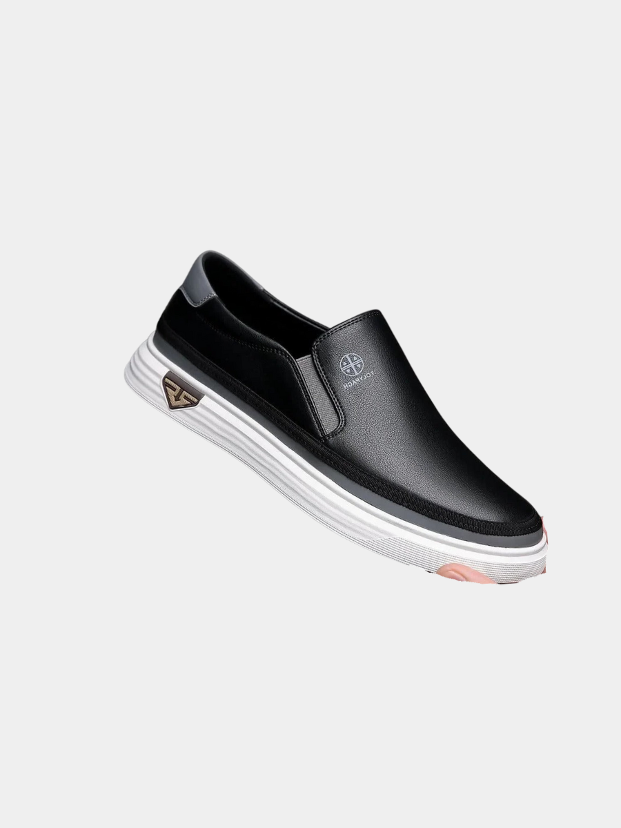 Moderna slip-on-skor för herr
