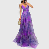 Produktbild – Giselle – Blommig Maxiklänning