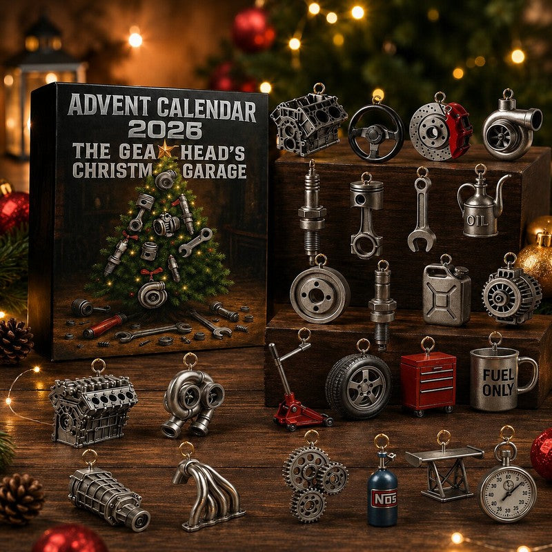 Bildelar och garage – adventskalender med 24 luckor – bild 1