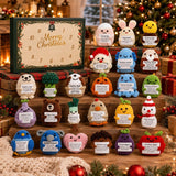 Virkade figurer i looken – adventskalender med 24 dagar – bild 1