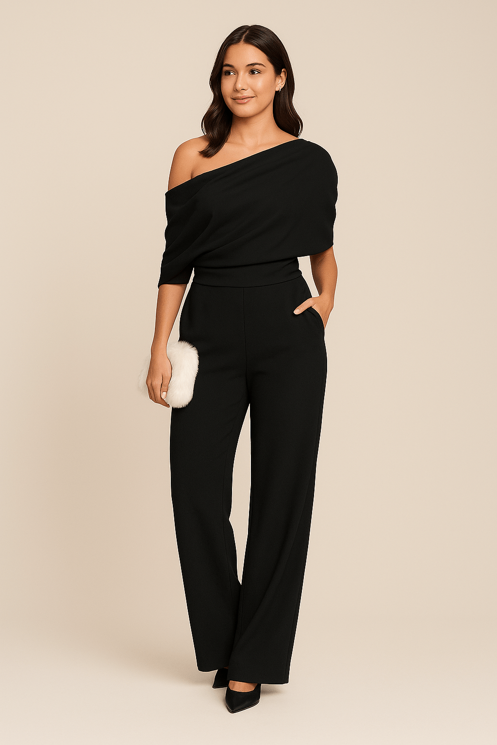 Produktbild – Margaret – Damens Chic Enaxlad Vår Jumpsuit