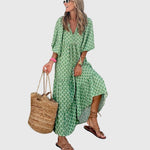 Produktbild – Sarah – Boho Maxi Klänning