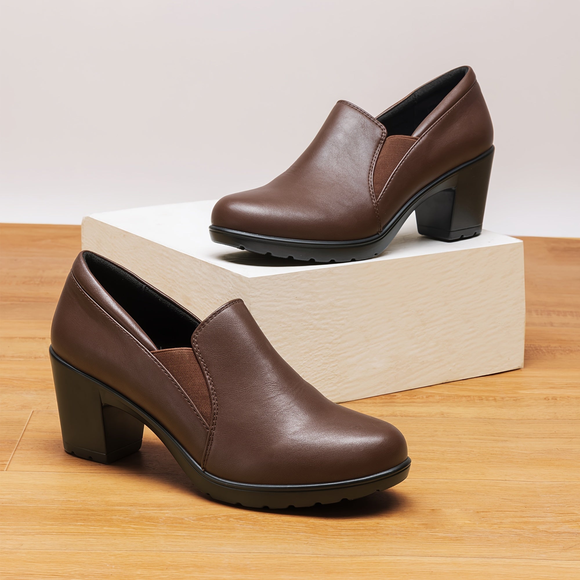 Margot | Bekväma loafers med blockklack