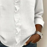 Susan | Blus med volanger