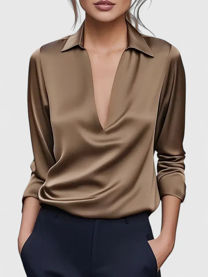 Produktbild – Calvina – Sofistikerad blus