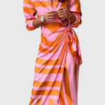 Produktbild – Everly – Elegant Wrap Dress With Print